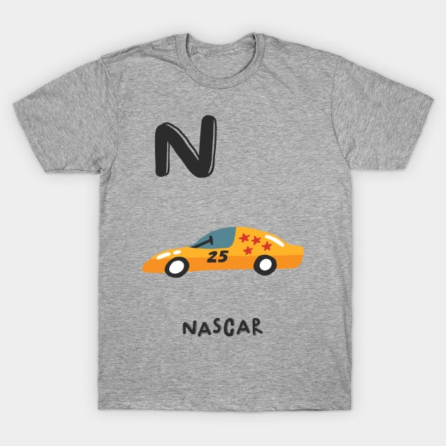 N is Nascar T-Shirt by JunkyDotCom